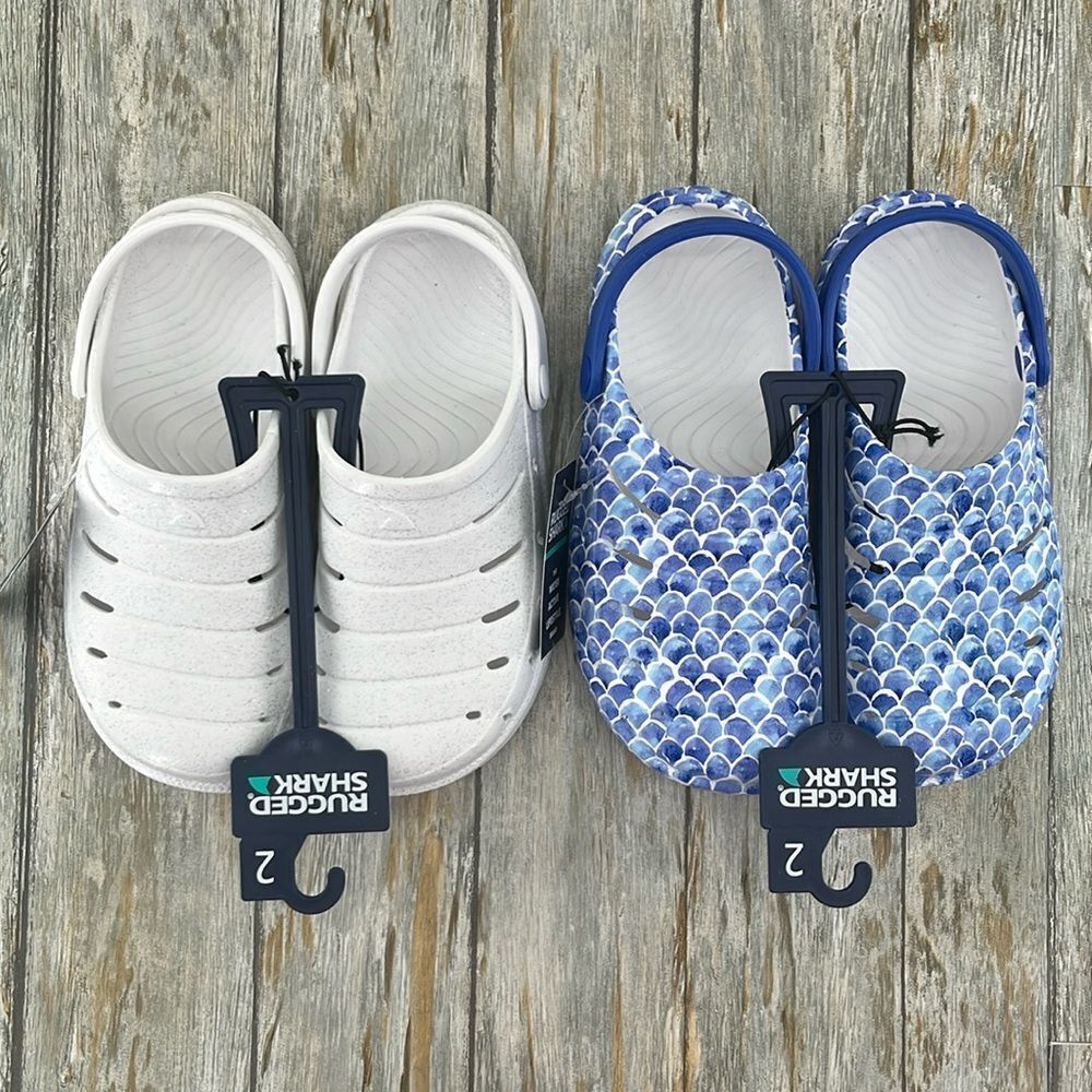 Little Kid Casual Clogs Beach Sandals Shoes 2-Pack Size 2